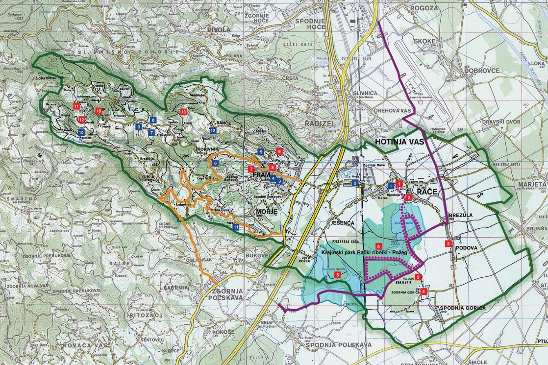 Turistična brošura Rače Fram racefram.si
